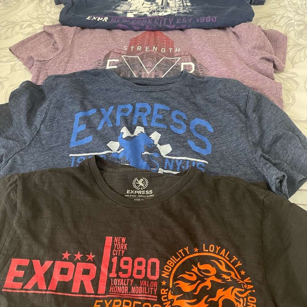 Express men’s shirts/tshirts lot